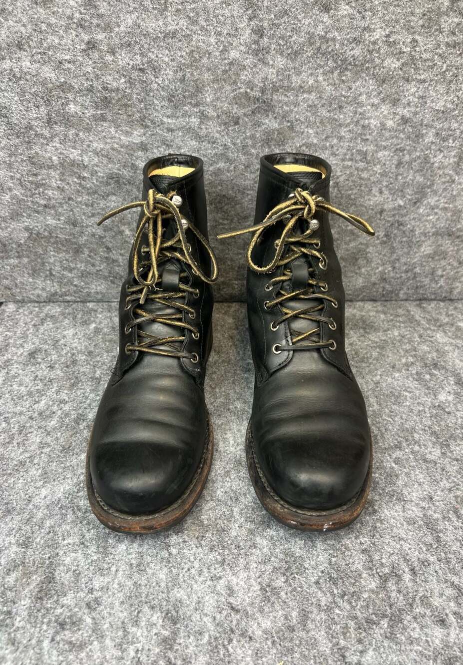 Frye Wayde Combat Leather Lace-Up Boots 87301 Men’s Size 9.5 D